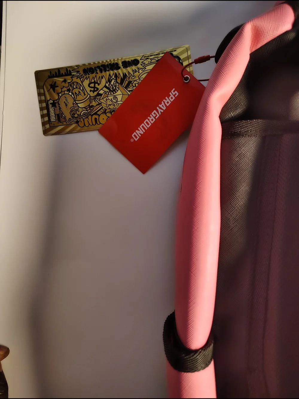 Sprayground Pink Shark Mouth Backpack